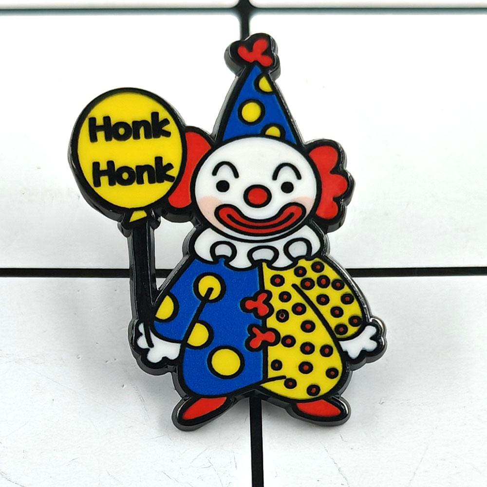 Embroidery Bali - Honk Honk Clown Brooch Wave Point