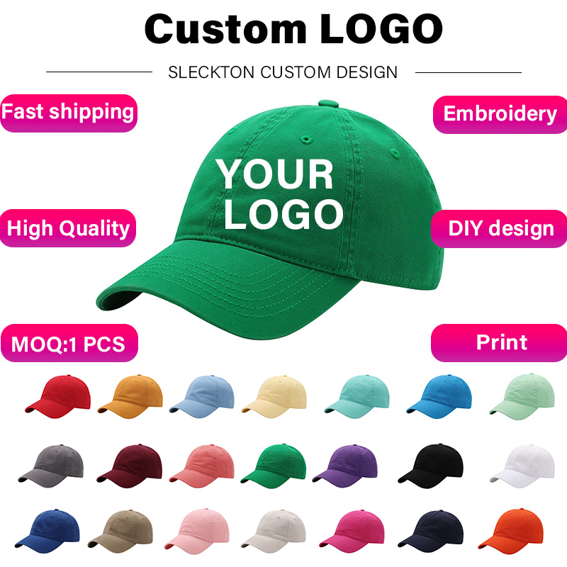 SLECKTON Custom Baseball Cap F - огляд і ціна Embroidery Design Logo