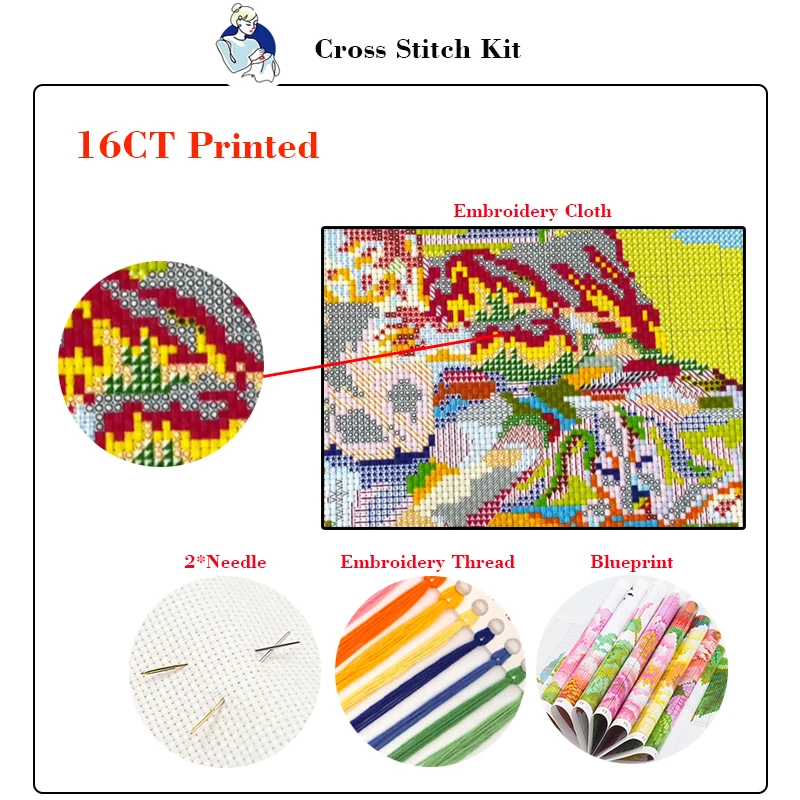 Joy Sunday Beautiful Parrot Pa - огляд і ціна Embroidery Meaning