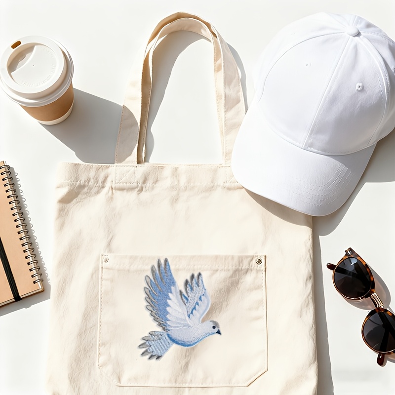 1pc blue-white gradient dove e - огляд і ціна Embroidery Meaning
