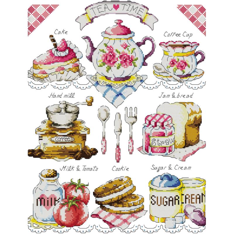 Afternoon Tea Dessert Pattern  - огляд і ціна Embroidery Meaning