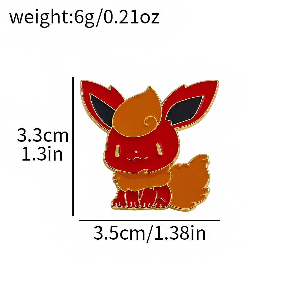 8pc Eevee Enamel Pins Set, Cut - огляд і ціна Embroidery Reddit